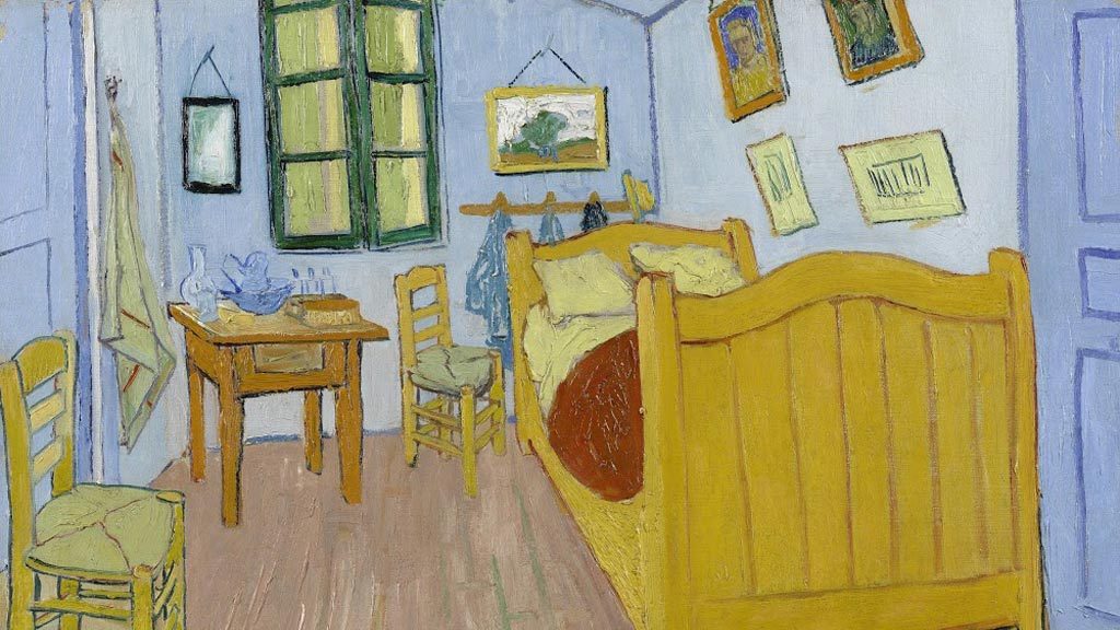 ภาพวาด The Bedroom, 1888