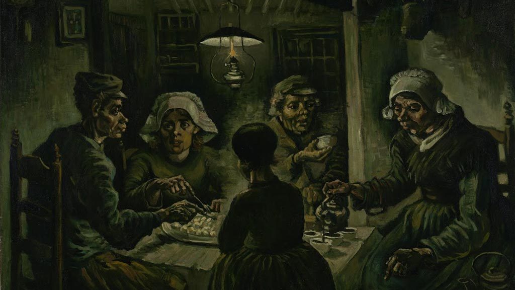 ภาพวาด The Potato Eaters, 1885